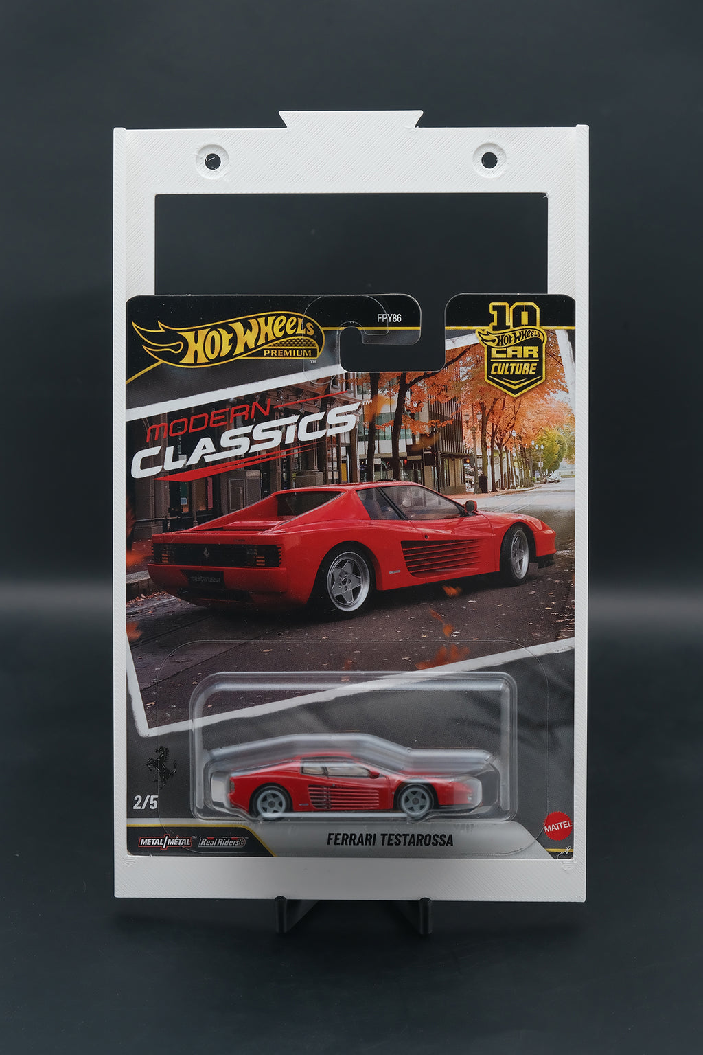 3D Print Hotwheels Premium Diecast Car Wall Display Case 1/64