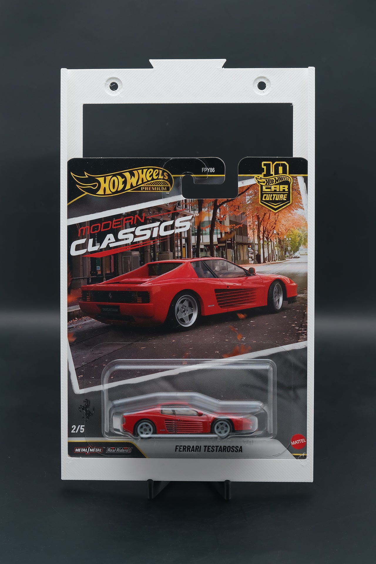 3D Print Hotwheels Premium Diecast Car Wall Display Case 1/64